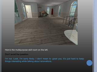 And the garden club lady. Who I think was trying to hit on me!
Oh? Do you have two bolts?
I don’t know and I don’t want to know. Anyway after she left I finally managed to get
a few hours sleep. Only to be woken up hours later so I could work on a community
lot.
 