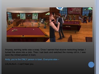 Yeah, but I can tell everyone right now that I fail the well-dressed and
hypochondriac handicaps about a dozen times and the future for the legacy tree
looks bleak. It’s a good thing no one’s scoring this.
Oh, hush, you.
Hmm, a career in oceanography. That sounds good; I’ll take that. Work doesn’t
start until tomorrow though.
 