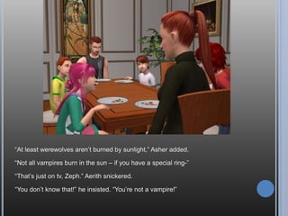 Instead he’s too busy making friends. Why did I make you knowledge in this hood
again? Do you even know how much aspiration points you’ve missed out on?
Another fun fact: though his plumbbob is green, Andy’s aspiration meter is grey, or
neutral, and slowly, slowly falling in the red.
 
