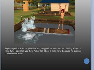 “I know. I kind of guessed that on our date when I saw your bathroom had no
walls. Legacy founders tend to be the only ones who live on the lawn.”
“Right, well, there’s something-” *Yawn* “Else. This isn’t an ordinary legacy. The
heirs… Any children we have must go through… Must go through… A chall- A
chall- zzz”
“A challzzz? What?”
 