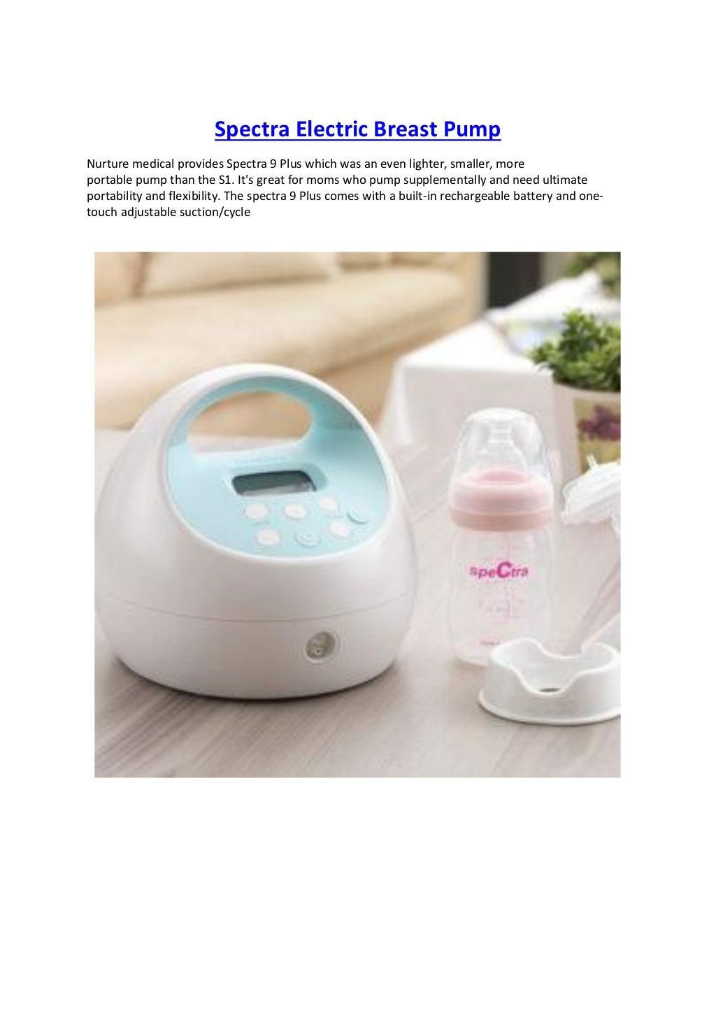 Spectra cara cups breast pump