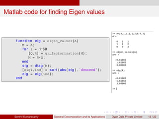Spectral factorization | PDF