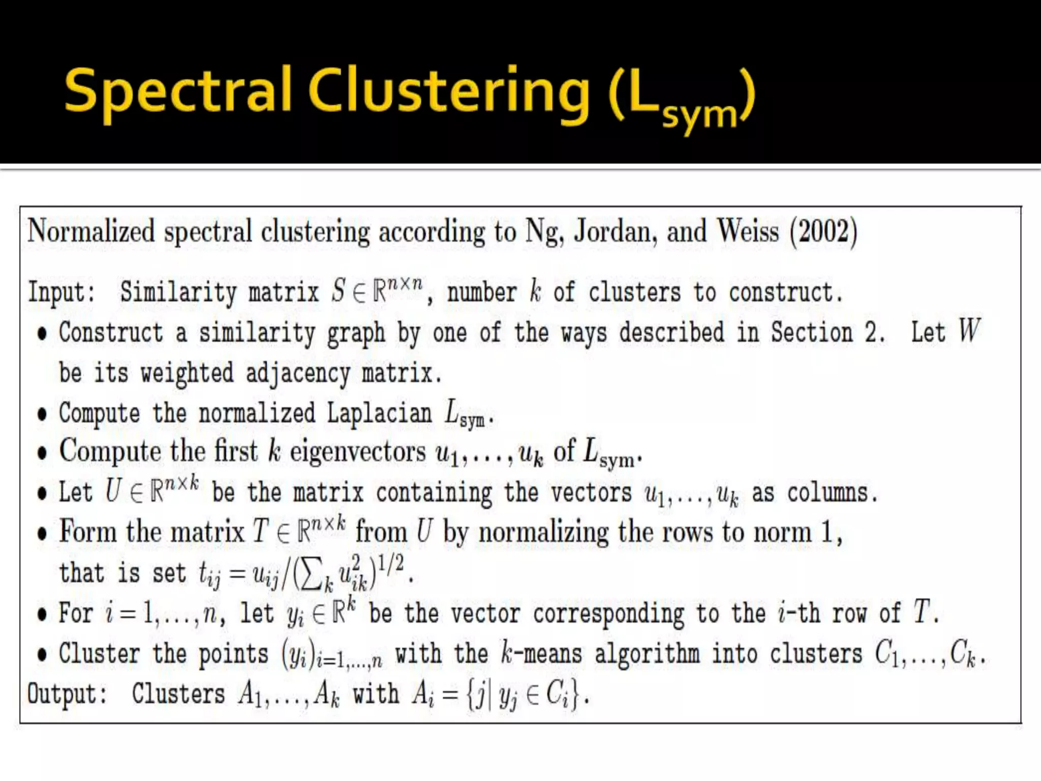 Spectral graph theory ppt