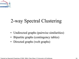 icml2004 tutorial on spectral clustering part I | PDF