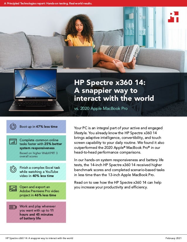 Hp Spectre X360 14 A Snappier Way To Interact With The World