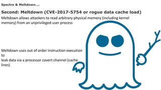 Spectre and Meltdown | PPTX
