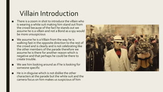 spectre opening sequence analysis | PPTX