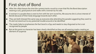 spectre opening sequence analysis | PPTX