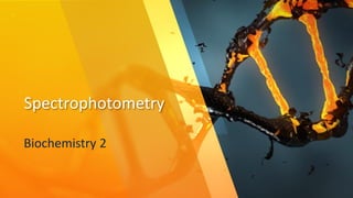 Comprehensive Guide to Spectrophotometry and Biochemical Analysis ...