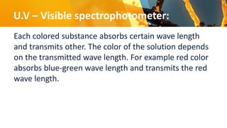 Comprehensive Guide to Spectrophotometry and Biochemical Analysis ...