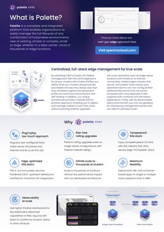 Spectro Cloud Palette Edge datasheet | PDF