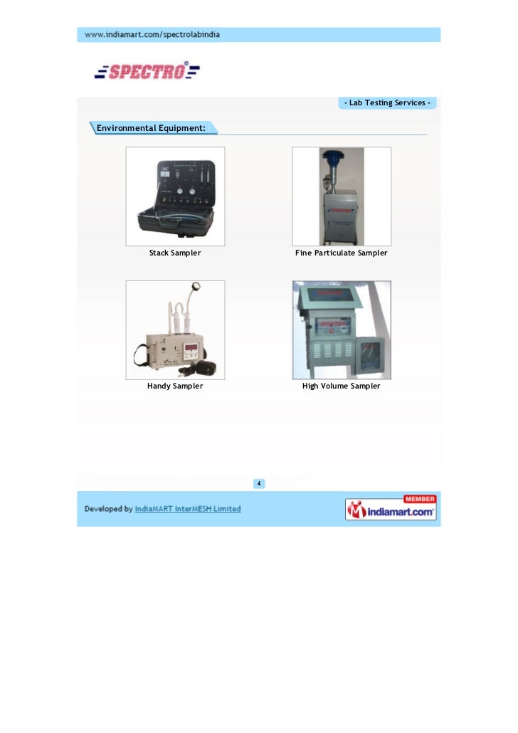 Spectro Analytical Labs Limited, New Delhi, Lab Testing Services