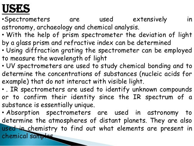 spectrometer how to use spectrophotometer