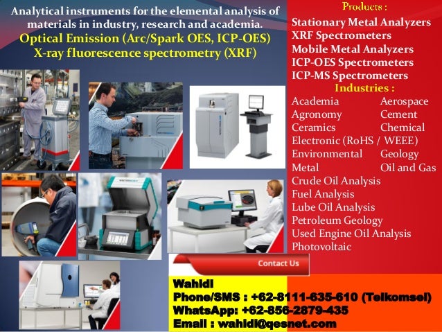 62 8111 635 610 Telkomsel Supplier Metal Analyzer Spectrometer Arc