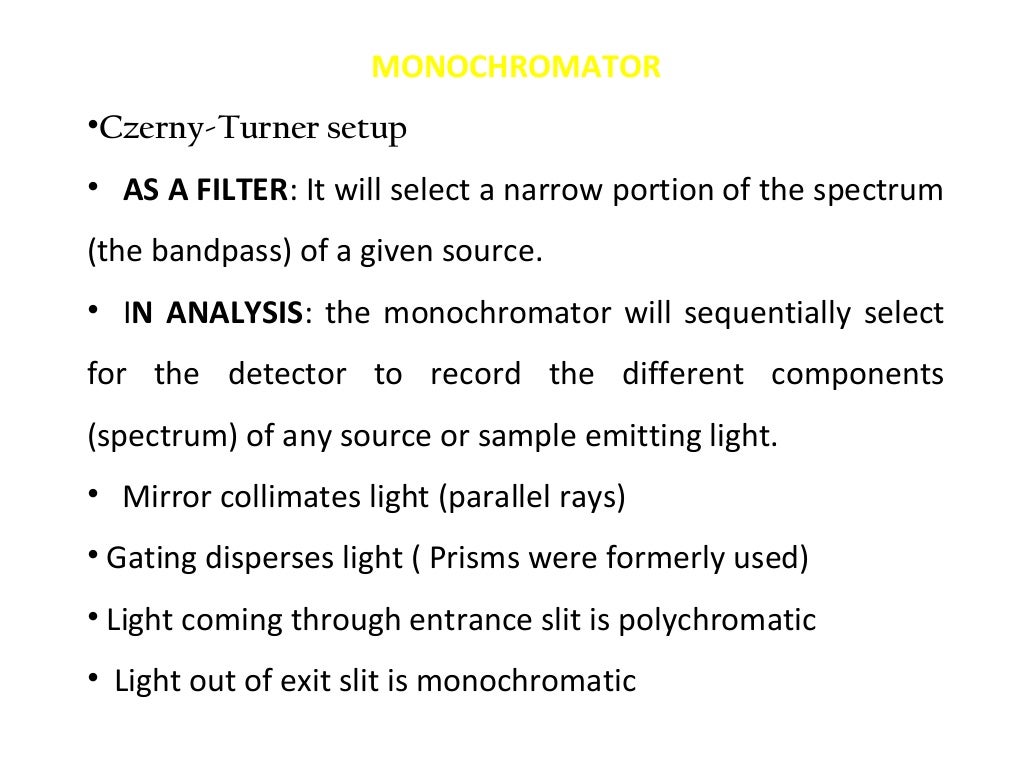 Spectrophotometry