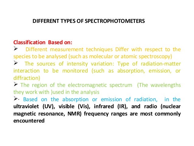 how to use a spectrophotometer