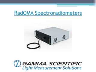 RadOMA Spectroradiometers
 