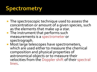 Spectroscopy
