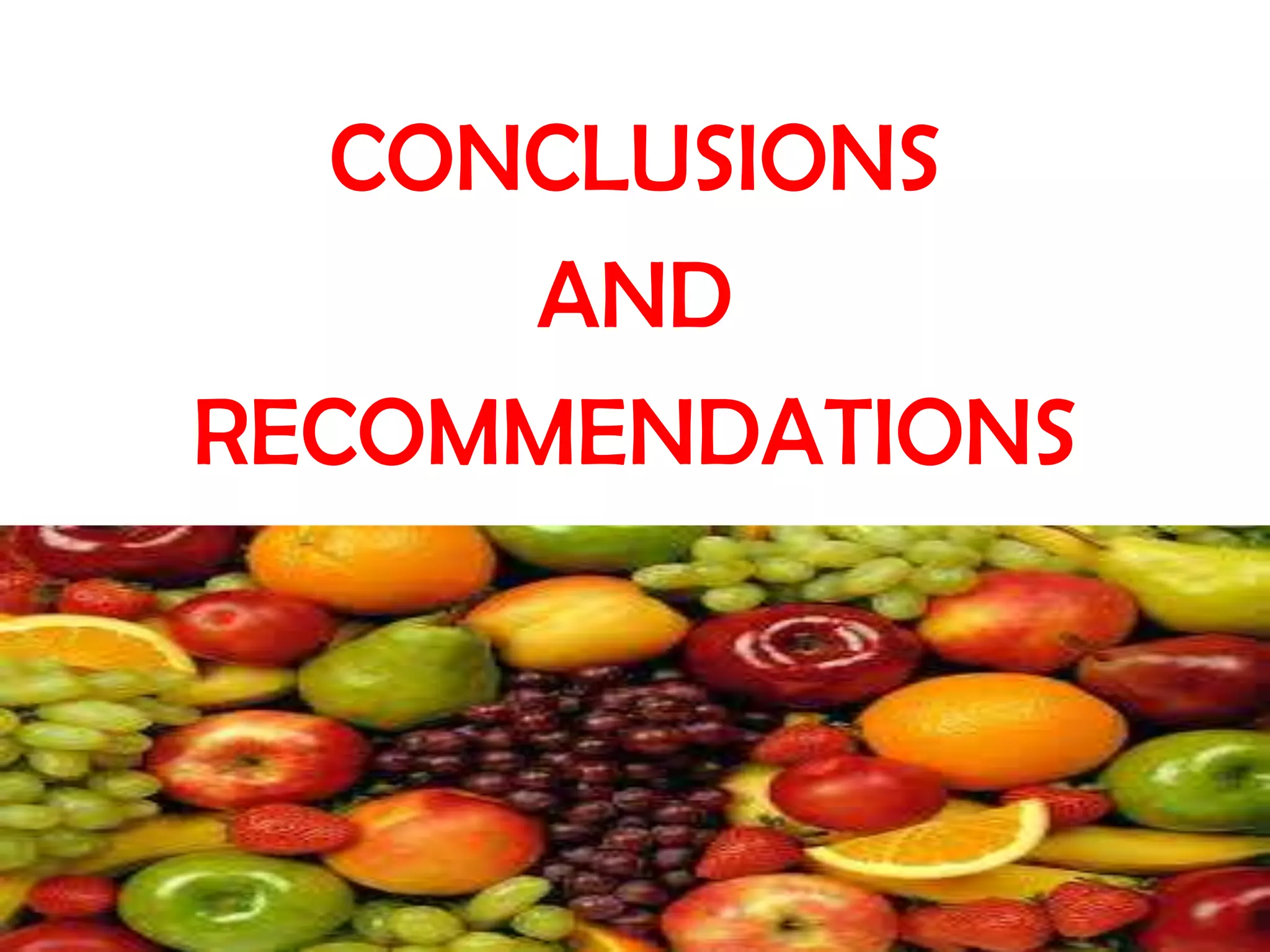 CONCLUSIONS
AND
RECOMMENDATIONS

 