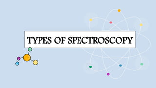 TYPES OF SPECTROSCOPY
 