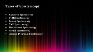 Nanodrop Types Spectroscopy.pptx