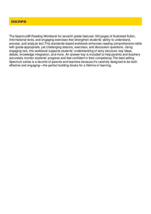 spectrum reading workbook grade 4 pdf download