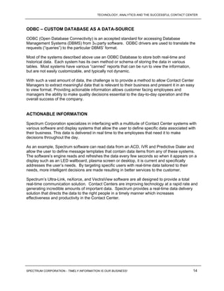 Call Center ROI with Digital Signage