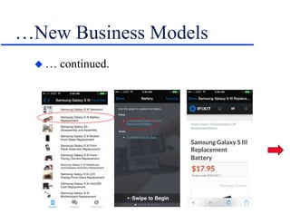 …New Business Models
 … continued.
 