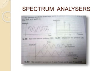 SPECTRUM ANALYSERS 
 