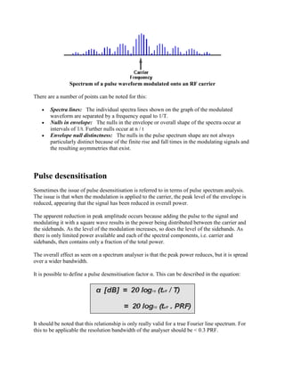 Spectrum analyzer tutorial | DOCX