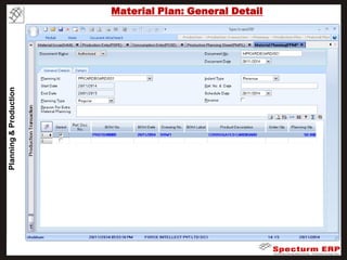 Spectrum erp productoverview | PDF