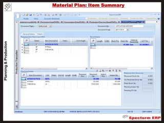 Spectrum erp productoverview | PDF