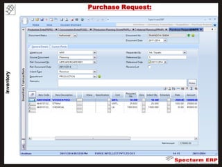 Spectrum erp productoverview | PDF