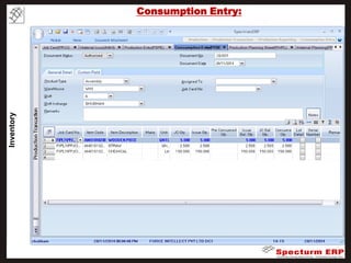 Spectrum erp productoverview | PDF