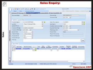 Spectrum erp productoverview | PDF