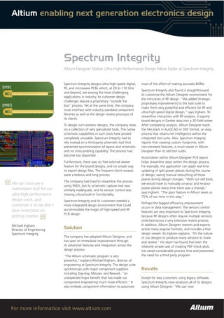 Case Study with Spectrum Integrity | PDF