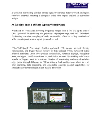 Spectrum Monitoring_ Enabling Intelligence Across the Invisible Domain ...