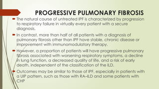 Uip Progression Time Course Spectrum of Fibrotic Lung Diseases pptx.pptx
