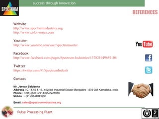 Spectrum pulse processing plant | PPT