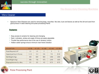 Spectrum pulse processing plant | PPT