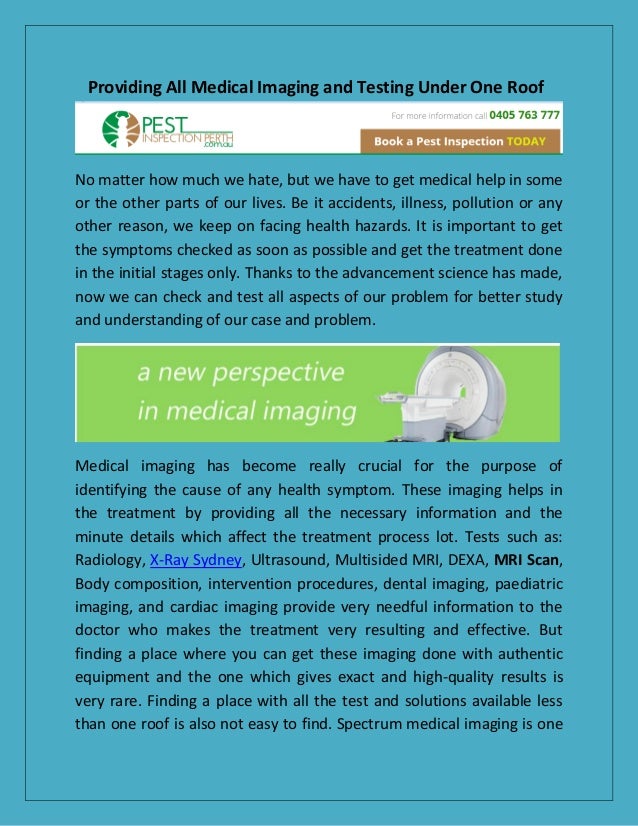 Spectrum Radiology Medical Imaging