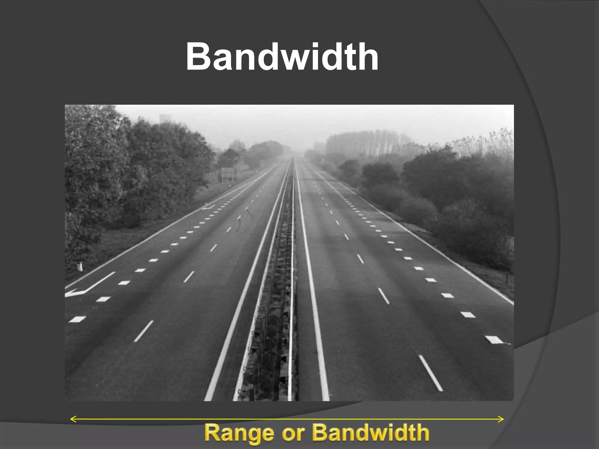 Bandwidth
 