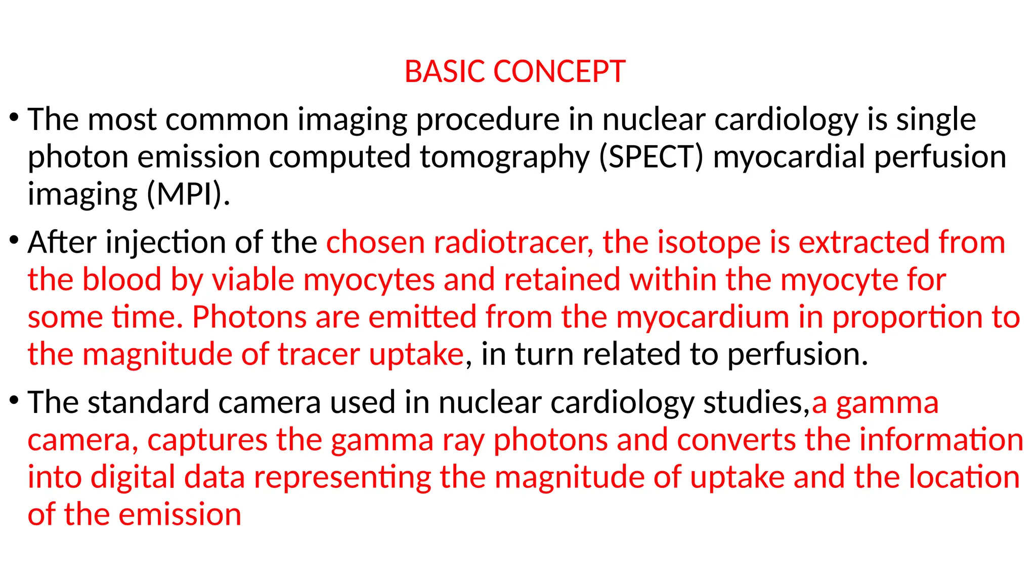 SPECT SCAN in nuclear medicine ...cardiology | PPTX