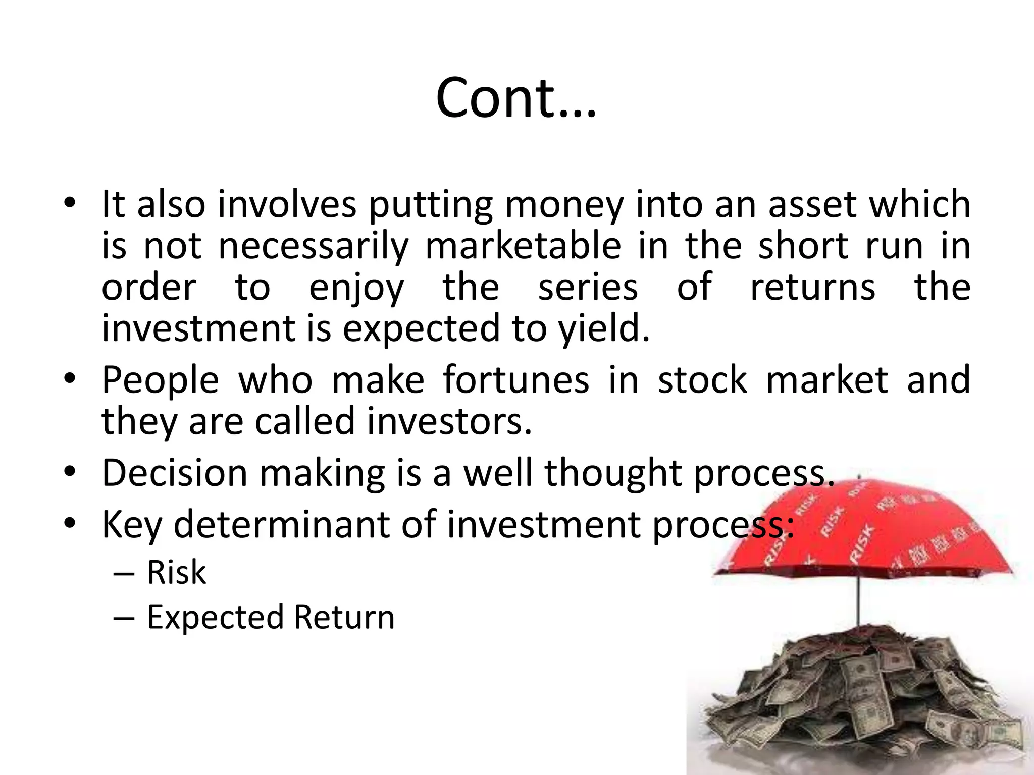 Which Of The Following Would Be Considered Speculative Investments Speculation vs investment | PPT