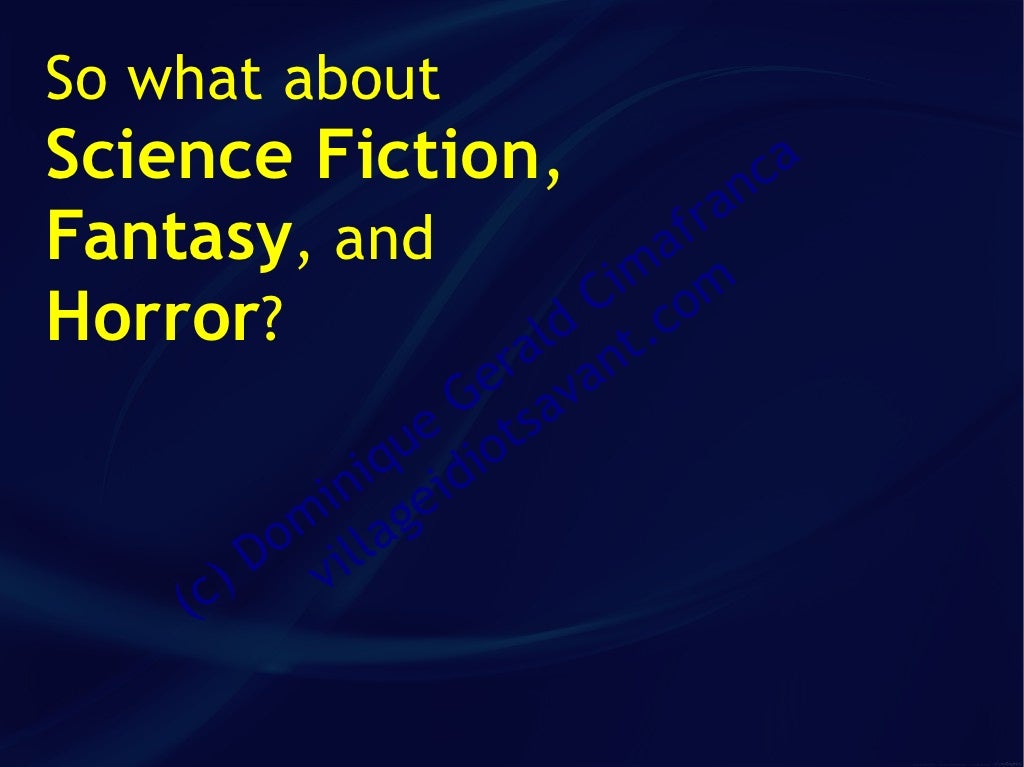 Speculative Fiction