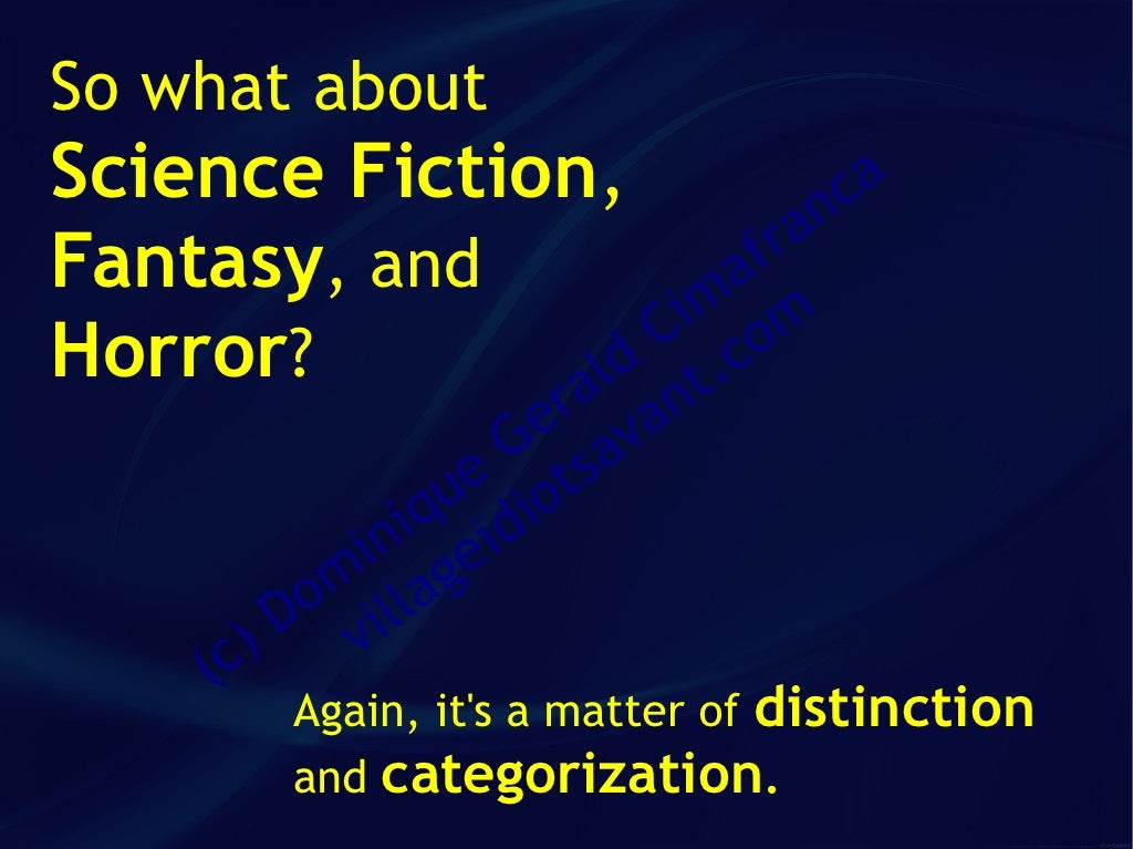 Speculative Fiction