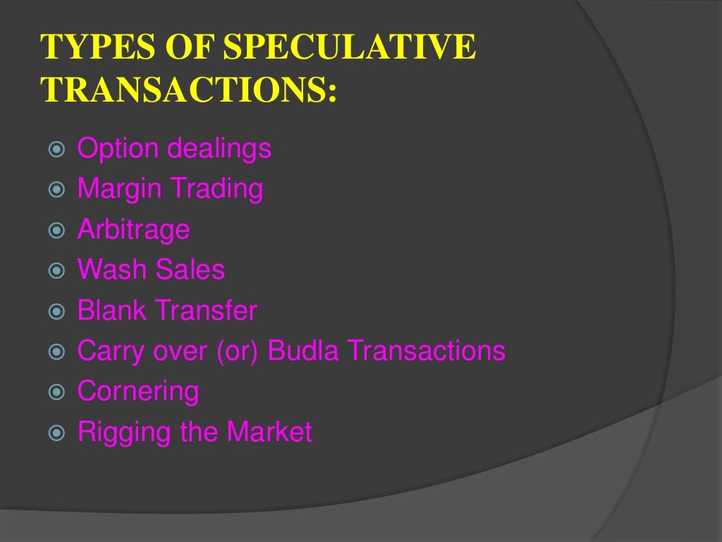 Speculators Meaning, Types, Speculative Transactions, Advantages an…