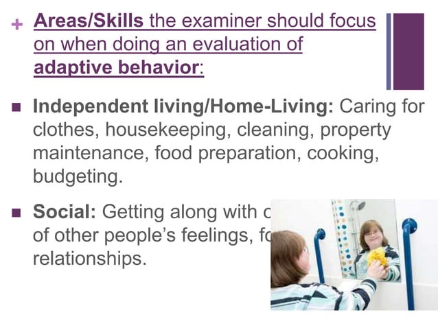 Assessment Of Adaptive Behavior In Special Education PPT