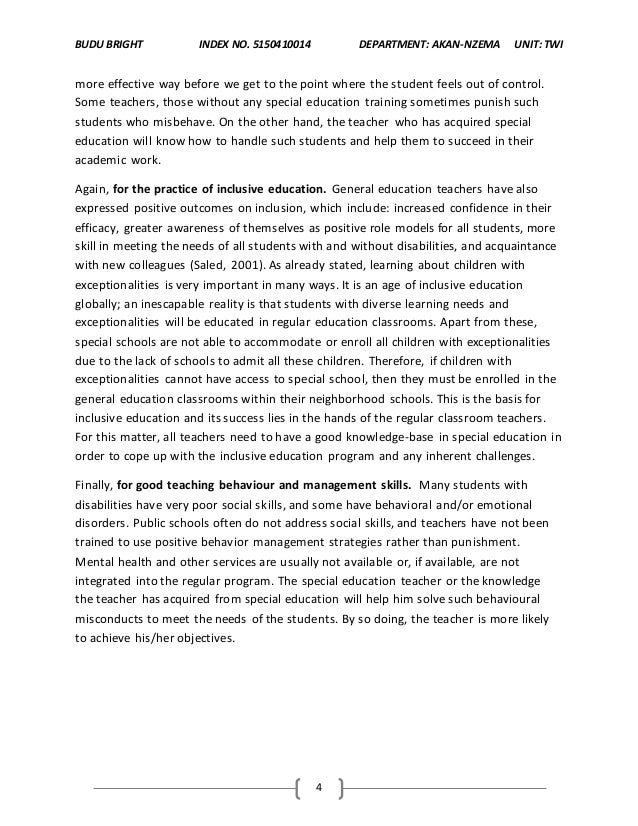 Special education lesson plans examples picture