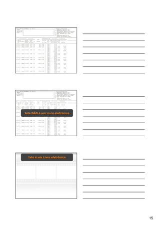 Isto NÃO é um Livro eletrônico




  Isto é um Livro eletrônico




                                 15
 